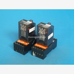 Schrack MR306230 Relay with base (Lot of 2 Schrack MR306230 Relay with base (Lot of 2